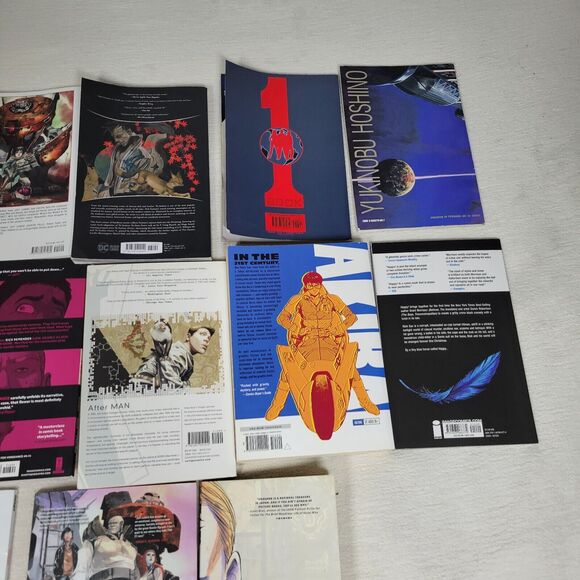 Graphic Novels Lot Manga Comic Book Books Plat Ascender Sandman Akira Happy - Picture 11 of 16